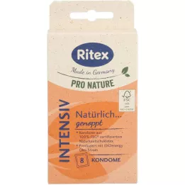 RITEX PRO NATURE INTENSIV kondoomid, 8 tk
