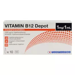 VITAMIN B12 DEPOT PANPHARMA 1000 μg/ml süsti-Lsg., 10X1 ml