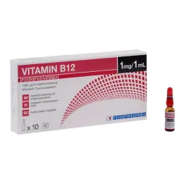 Vitamiin B12 Panpharma 1000 µg/ml süstelahus, 10X1 ml