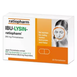 IBU-LYSIN-ratiopharm 293 mg õhukese polümeerikattega tabletid, 20 tk
