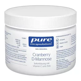 PURE ENCAPSULATIONS Jõhvika D-mannoosipulber, 37 g