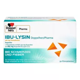 IBU-LYSIN DoppelherzPharma 400 mg õhukese polümeerikattega tabletid, 50 tk
