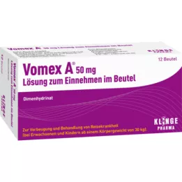 VOMEX 50 mg LSG.Z. aktsepteerige kotis, 12 tk