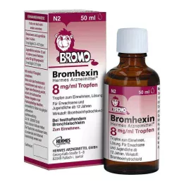 BROMHEXIN Hermes Arzneimittel 8 mg/ml tilgad, 50 ml