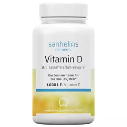 SANHELIOS D-vitamiin 1000 IU tabletid, 365 tk