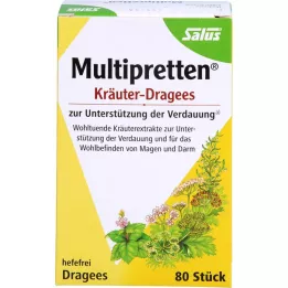 SALUS Multifetid Herbal Dražeede, 80 tk