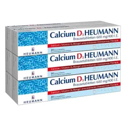 Kaltsium D3 Heumann kihisevad tabletid 600 mg/400 I.e.(120 tükki)