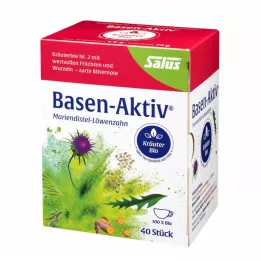 BASEN AKTIV Tee nr.2 Mariend.-Ddandelion Organic Salus, 40 tk