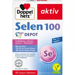DOPPELHERZ Selen 100 2 faasi depoo tabletid, 45 tk