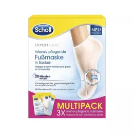 SCHOLL Intensiivselt toitev jalamask sokkides, 3X2 tk
