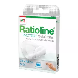 RATIOLINE kaitsegeelkrohv 4,5x7,4 cm, 5 tk