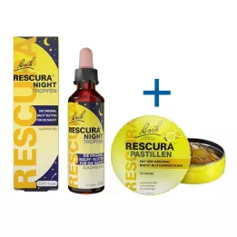 BACHBLÜTEN Original Rescura Night Drops alkoholivaba, 20 ml