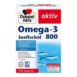 DOPPELHERZ Omega-3 Sea Fish Oil 800 aktiivkapslid, 120 tk