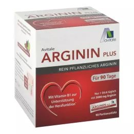 ARGININ PLUS Vitamiin B1+B6+B12+foolhappepulgad, 90X5,9 g