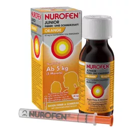 NUROFEN Juunior palaviku ja valu siirup Oran.40 mg/ml, 100 ml