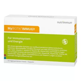 MYBIOTIK IMMUGY Kombineeritud pakend 15x2 g+30 kapslit, 1 tk