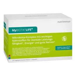 MYBIOTIK LIFE+ Kombineeritud pakk 30x1,5 g Plv.+60 Caps., 1 tk
