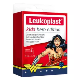 LEUKOPLAST laste kipskangelane Wonder Woman 6 cmx1m, 1 tk