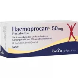 HAEMOPROCAN 50 mg kilega kaetud tabletid, 50 tk