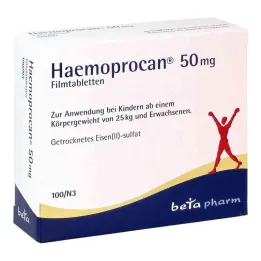 Haemoprocan 50 mg õhukese polümeerikattega tabletid (100 tk)