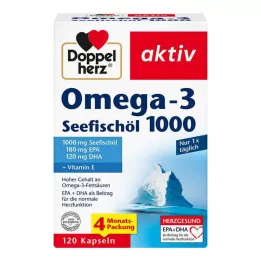 DOPPELHERZ Omega-3 merekalaõli 1000 kapslit, 120 tk