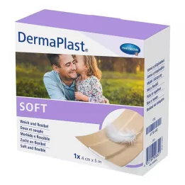 DERMAPLAST SOFT pflaster 4 cmx5 m, 1 tk