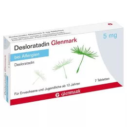 DESLORATADIN Glenmark 5 mg tabletid, 7 tk
