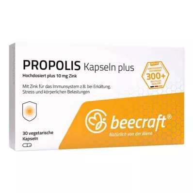 BEECRAFT Propolis Kapslid Plus, 30 tk BEECRAFT Propolis Kapslid Plus, 30 tk