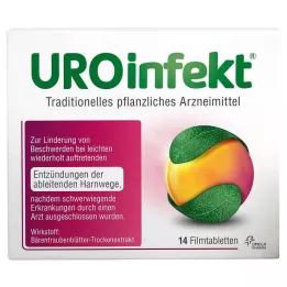 UROINFEKT 864 mg õhukese polümeerikattega tabletid, 14 tk