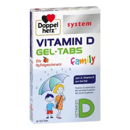 Doppelherz D-vitamiin Gel Tabs Perekond süsteem, 30 tk