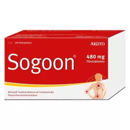 SOGOON 480 mg õhukese polümeerikattega tabletid, 200 tk