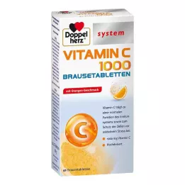 DOPPELHERZ Vitamiin C 1000 süsteem kihisevad tabletid, 40 tk
