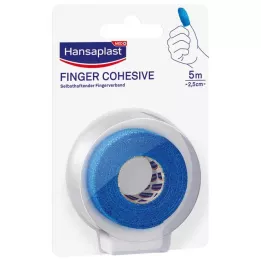 HANSAPLAST Isekleepuv sõrmeside 2,5 cm x 5 m sinine, 1 tk