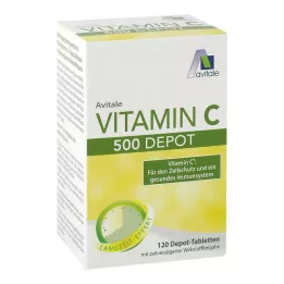VITAMIN C 500 mg depoo tabletid, 120 tk