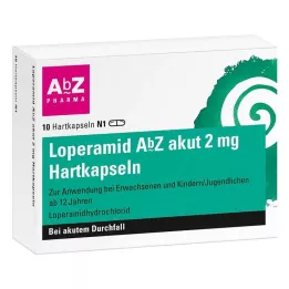 LOPERAMID AbZ akut 2 mg kõvakapslid, 10 tk