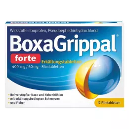 BOXAGRIPPAL forte külmtablett. 400 mg/60 mg FTA, 12 tk