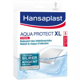 Hansaplast AQUA kaitsta haavade antibakteriaalne 8x10cm, 5 tk