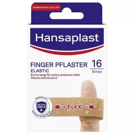 HANSAPLAST Elastsed sõrmekrohviribad, 16 tk