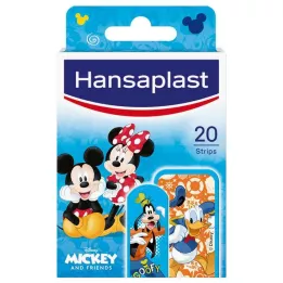 HANSAPLAST Laste kipsi ribad Miki &amp; Friends, 20 tk