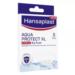 HANSAPLAST Aqua Protect haavaplaaster steriilne 6x7 cm, 5 tk