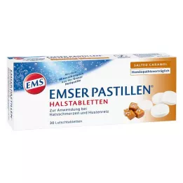 EMSER Pastillid kurgupastillid soolakaramell, 30 tk