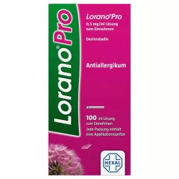 LORANOPRO 0,5 mg/ml suukaudne lahus, 100 ml