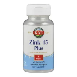 Tsink 15 Plus tabletid, 100 tk