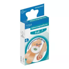 HÜHNERAUGENPFLASTER 2x7,5 cm Höga, 6 tk