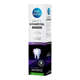 PERLWEISS valge &amp; süsi hambapasta, 75 ml