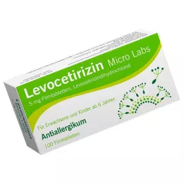 LEVOCETIRIZIN Micro Labs 5 mg õhukese polümeerikattega tabletid, 100 tk