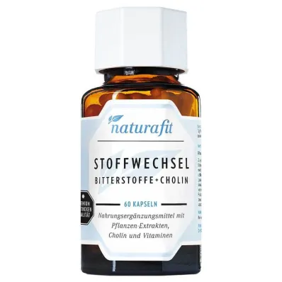 Naturafit Metabolism Bitter Substances + Koliini kapslid, 60 tk Naturafit Metabolism Bitter Substances + Koliini kapslid, 60 tk