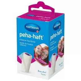 PEHA-HAFT Fiksatsiooniside lateksivaba 8 cmx4 m OTC, 1 tk