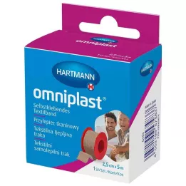 OMNIPLAST Kinnituskrohvi tekstiilniit 2,5 cm x 5 m OTC, 1 tk