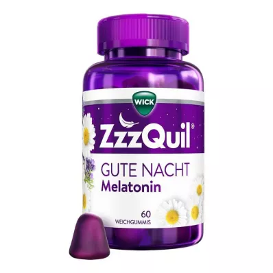 WICK ZzzQuil Good Night pehmed kummikommid, 60 tk WICK ZzzQuil Good Night pehmed kummikommid, 60 tk